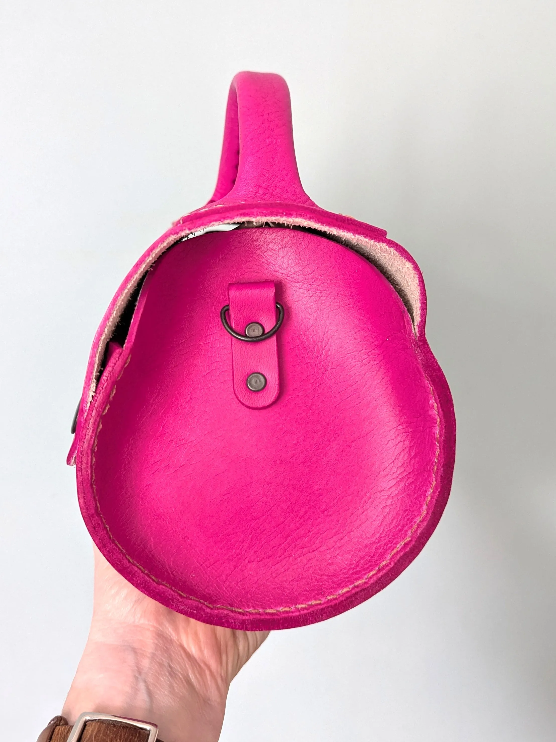 ** SALE ** Top Handle Barrel Bag
