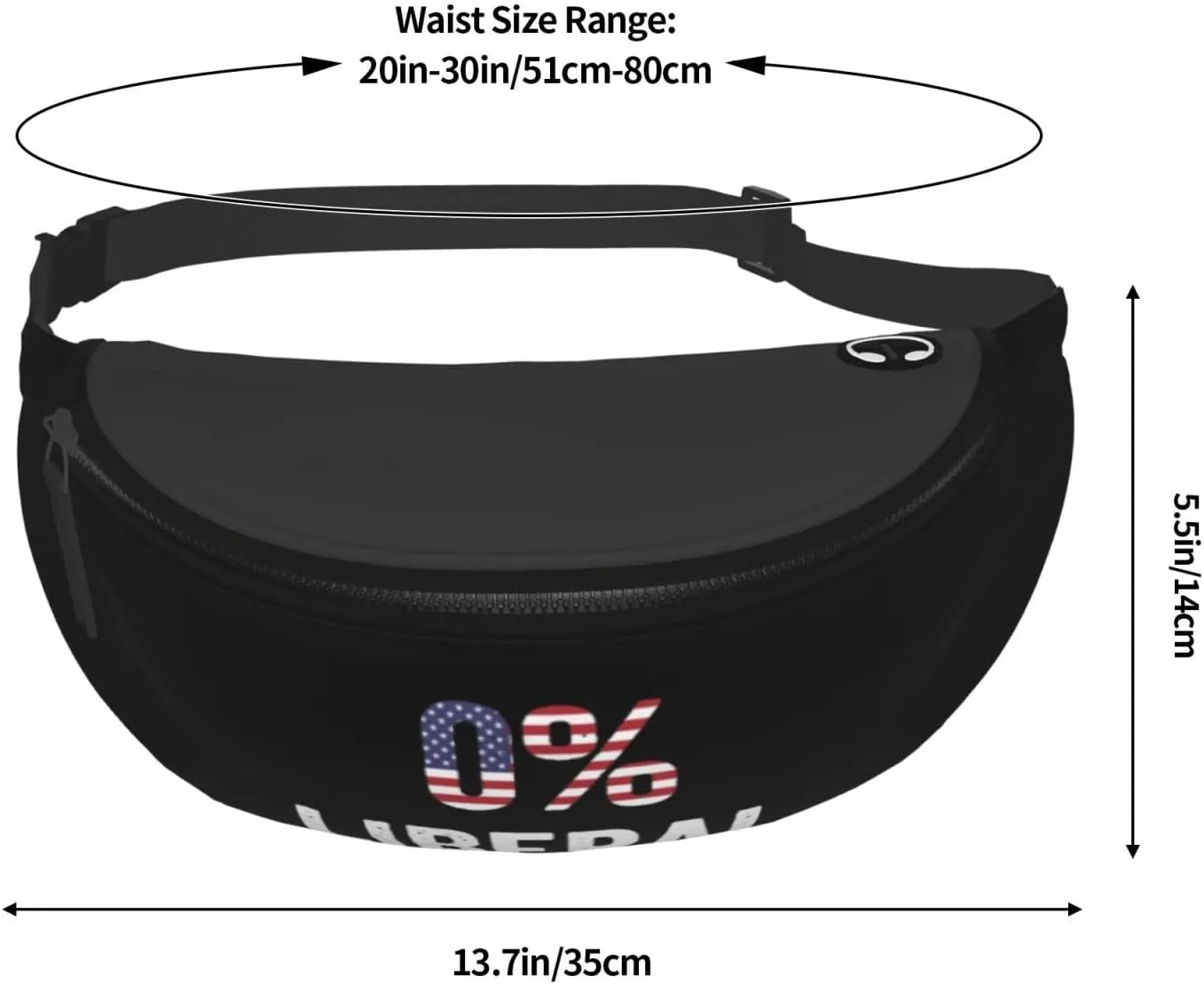 0% Liberal Adjustable Leisure Waistpack Outdoor Sports Running Waistpack Travel Phone Bag