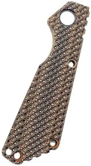 1 Piece Custom G10 Scales Handle Fits for Strider SNG New Version DIY Making Accessory(Brown)