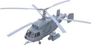 1/144 Scale DIY Military Model USSR Ka-29 Helicopter Unassembled Uncolored Resin Model Armed Helicopter Model for Military Collection Display