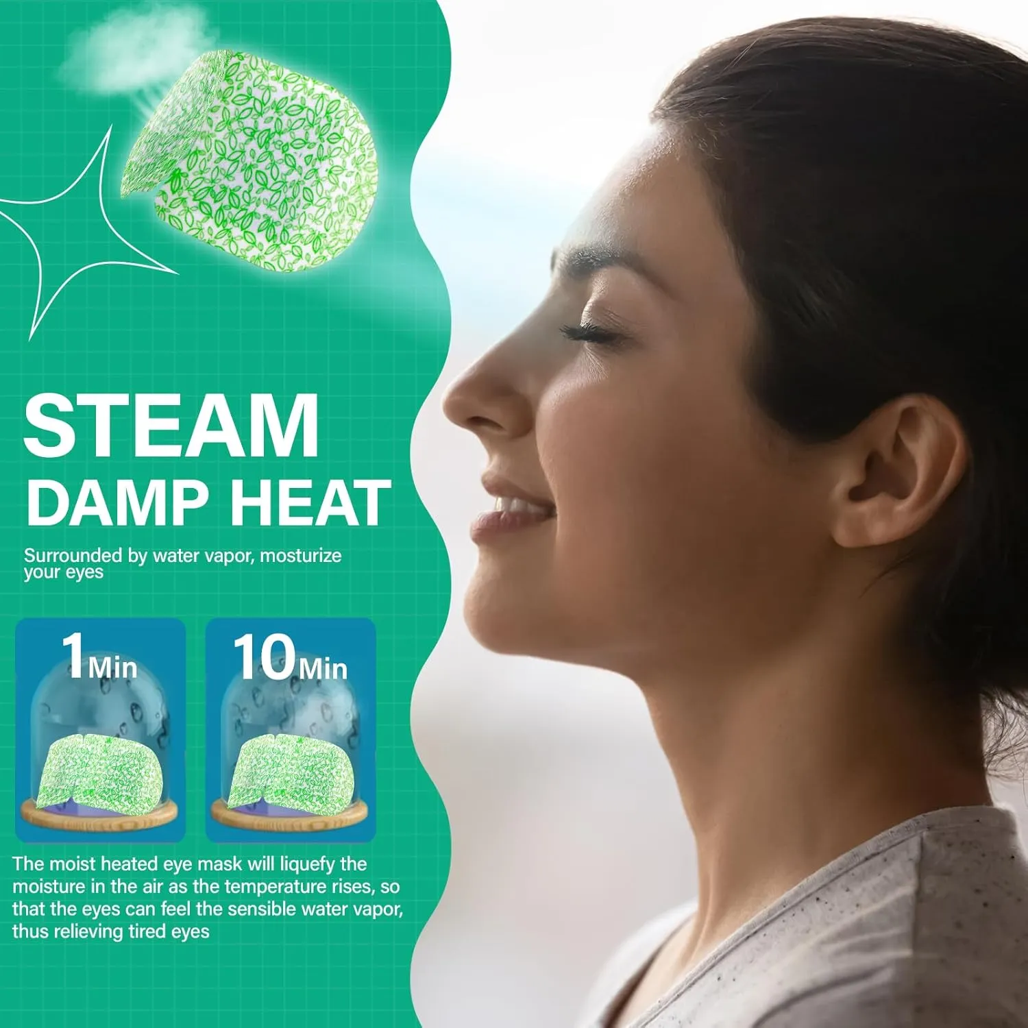 16 Packs Steam Eye Mask,Warm Eye Compress for Dry Eyes Sleep Mask,Hot Auto Heated Eye Masks Relaxing Gifts for Women Moist Heat for Eyes Soothing Eye Fatigue,Disposable Eye Mask for SPA Essentials