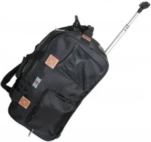 17" Rolling Personal Item Under Seat Duffel for Sun Country Southwest Delta Airlines (Black)