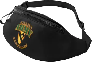 1st Cavalry Division Vietnam Veteran Men's and women's fanny packs, teen fashion fanny packs for travel, running, hiking