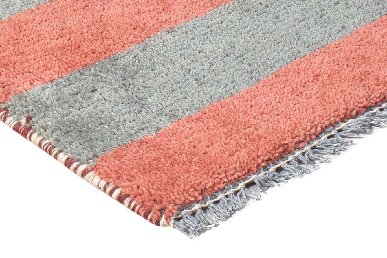 1X2 Rug Wool Multi Color Tribal Hand Knotted Gabbeh Southwestern Small Carpet