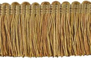 2 Inch Brush Fringe Trimming Home Décor - Mulberry Collection - Mocha