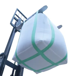 2 Pack FIBC Bulk Bag,Container Bags 2 Ton Bag,35"L x 35"W x 43"H, 4400 lbs SWL,Duffle Top Flat Bottom,Four Loop Fibc Big Bag,Heavy Duty Bulk Bag for Industry Agriculture Construction