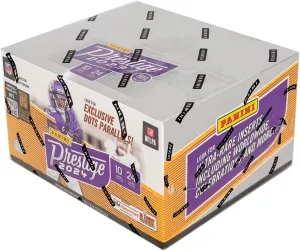 2024 Panini Prestige Football 24-Pack Trading Card Retail Box (24 Packs Per Box, 10 Cards Per Pack)