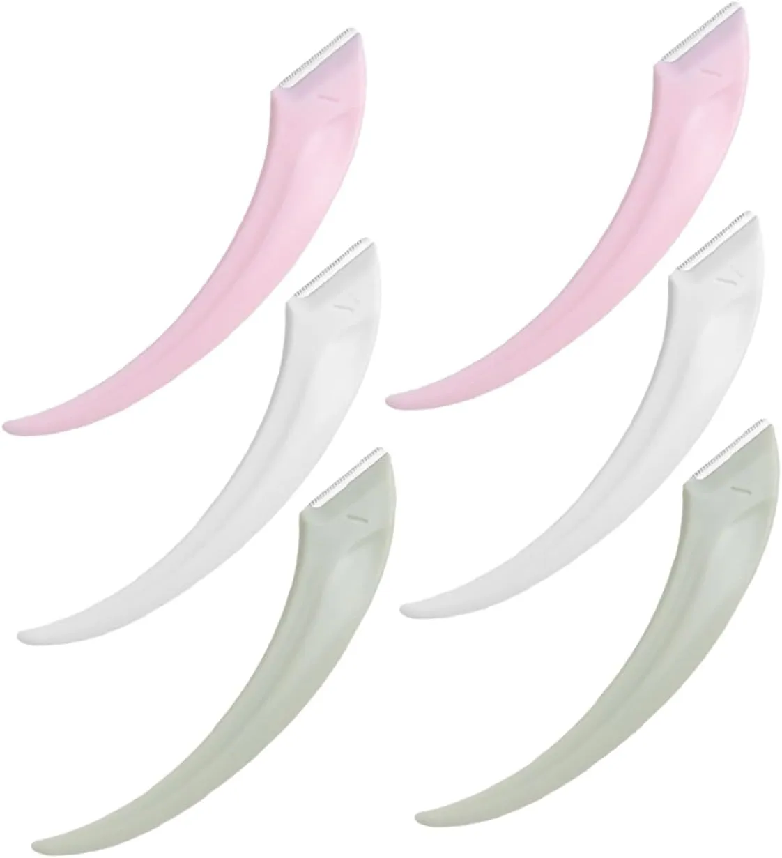 24pcs Eyebrow Portable Stainless Steel Facial Hair Remover for Women for Eyebrow Shaping and Grooming Travel-friendly and Lightweight Design