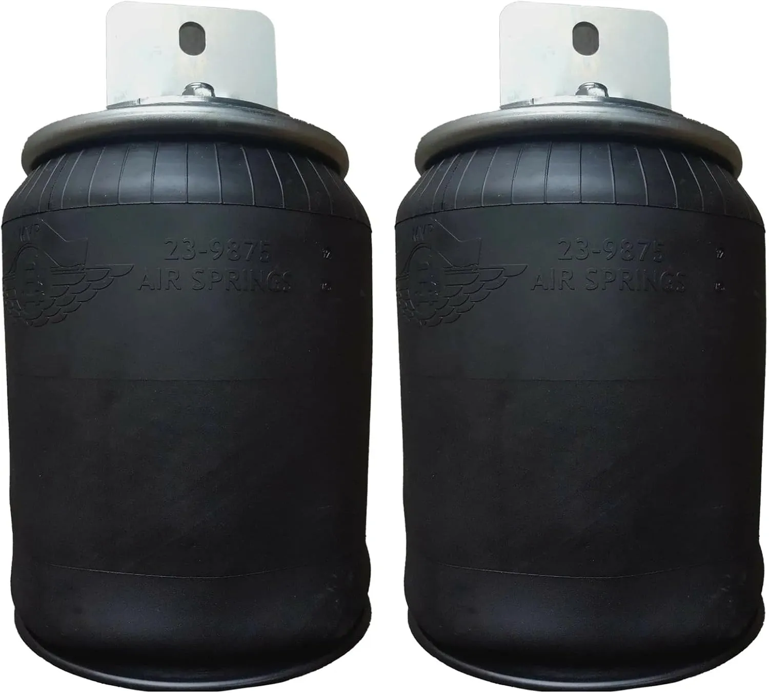 2X MVPTruckParts Engine Air Spring Bag Replacement for Firestone 1191, W01-35-1191, Navistar FLTA1R12432, 3541731C1, W01-358-9875, Goodyear 1R12-432, 1R12-689, Contitech 9 10B-195P 889 OEM 3541731C1