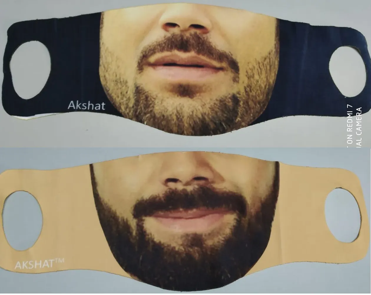 3D Face Mask for men - Combo of 2