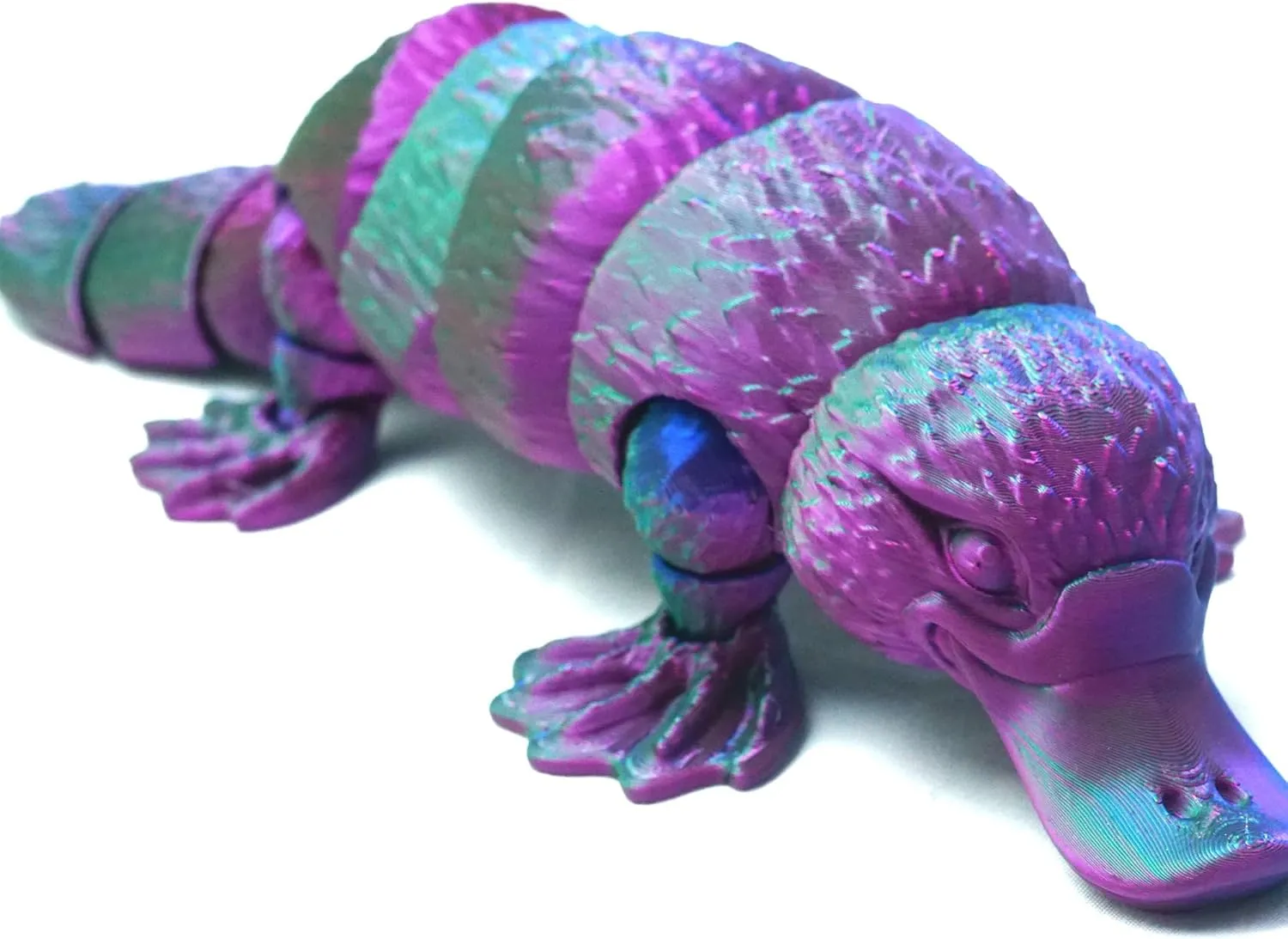 3D Printed Model Platypus,Flexible Duckbill Statue,Duck with Movable Joints,Home Office Decor,Interesting Toys for Autism/ADHD,Festival Gifts toco,Fidget Toys, Executive Desk Animals Toy
