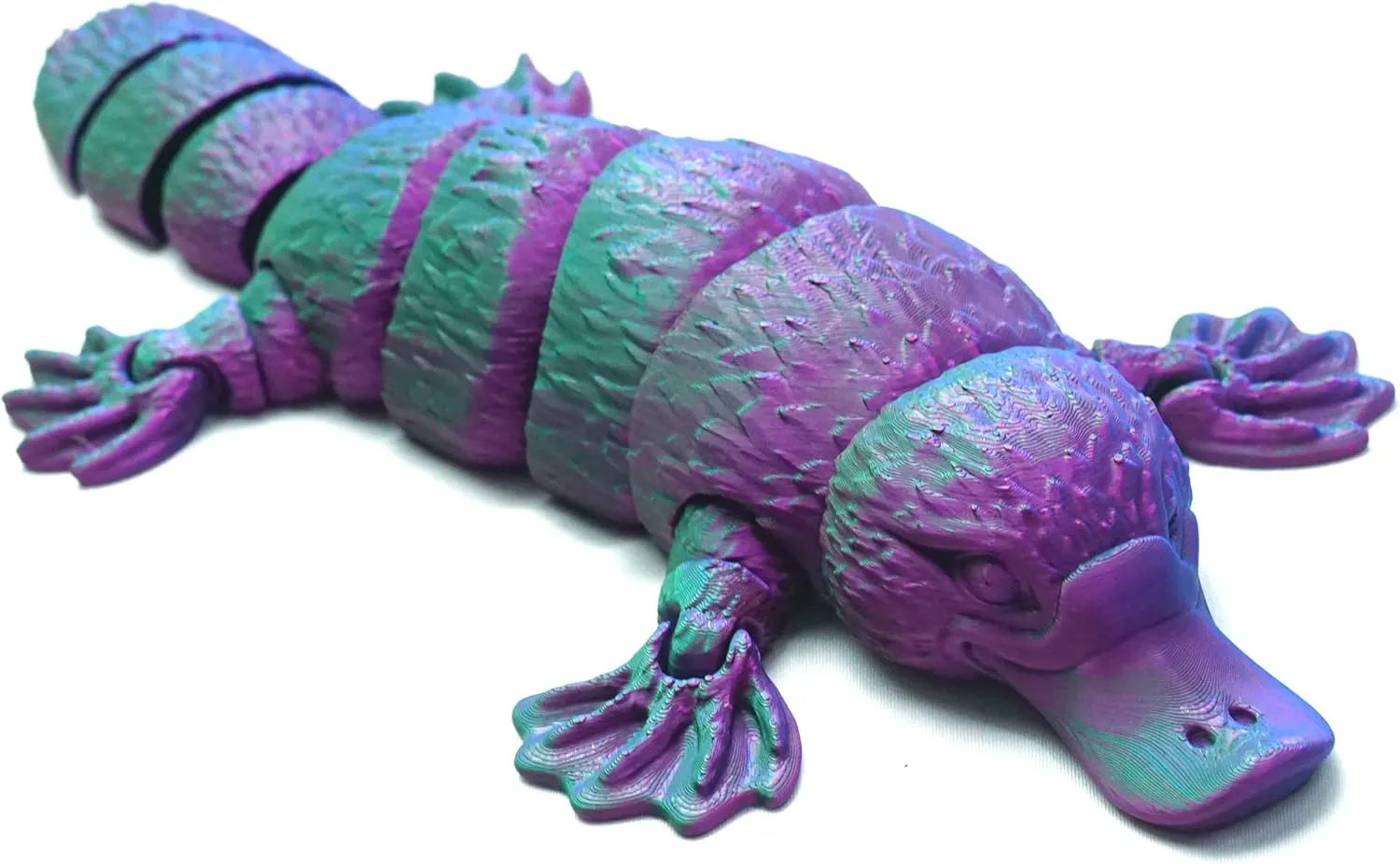 3D Printed Model Platypus,Flexible Duckbill Statue,Duck with Movable Joints,Home Office Decor,Interesting Toys for Autism/ADHD,Festival Gifts toco,Fidget Toys, Executive Desk Animals Toy