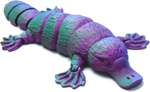 3D Printed Model Platypus,Flexible Duckbill Statue,Duck with Movable Joints,Home Office Decor,Interesting Toys for Autism/ADHD,Festival Gifts toco,Fidget Toys, Executive Desk Animals Toy