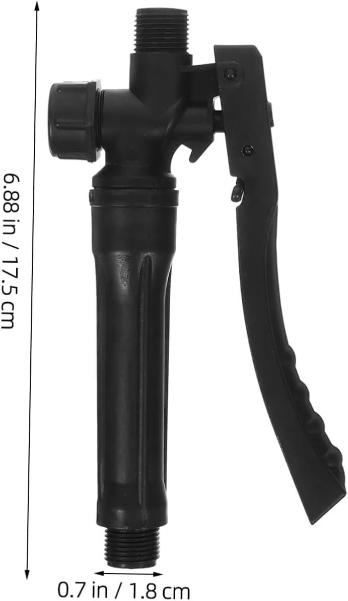 3pcs Set Sprayer Handle Pumps Grip Pump Sprayer Replacement Pump Sprayer Parts Handles Garden Sprayer Replacement Handle Sprayer Wand Agricultural Spray Trigger Handle Black Pp
