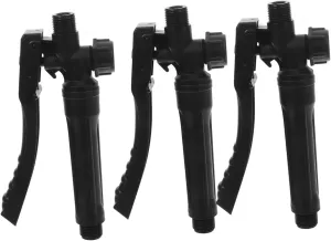 3pcs Set Sprayer Handle Pumps Grip Pump Sprayer Replacement Pump Sprayer Parts Handles Garden Sprayer Replacement Handle Sprayer Wand Agricultural Spray Trigger Handle Black Pp