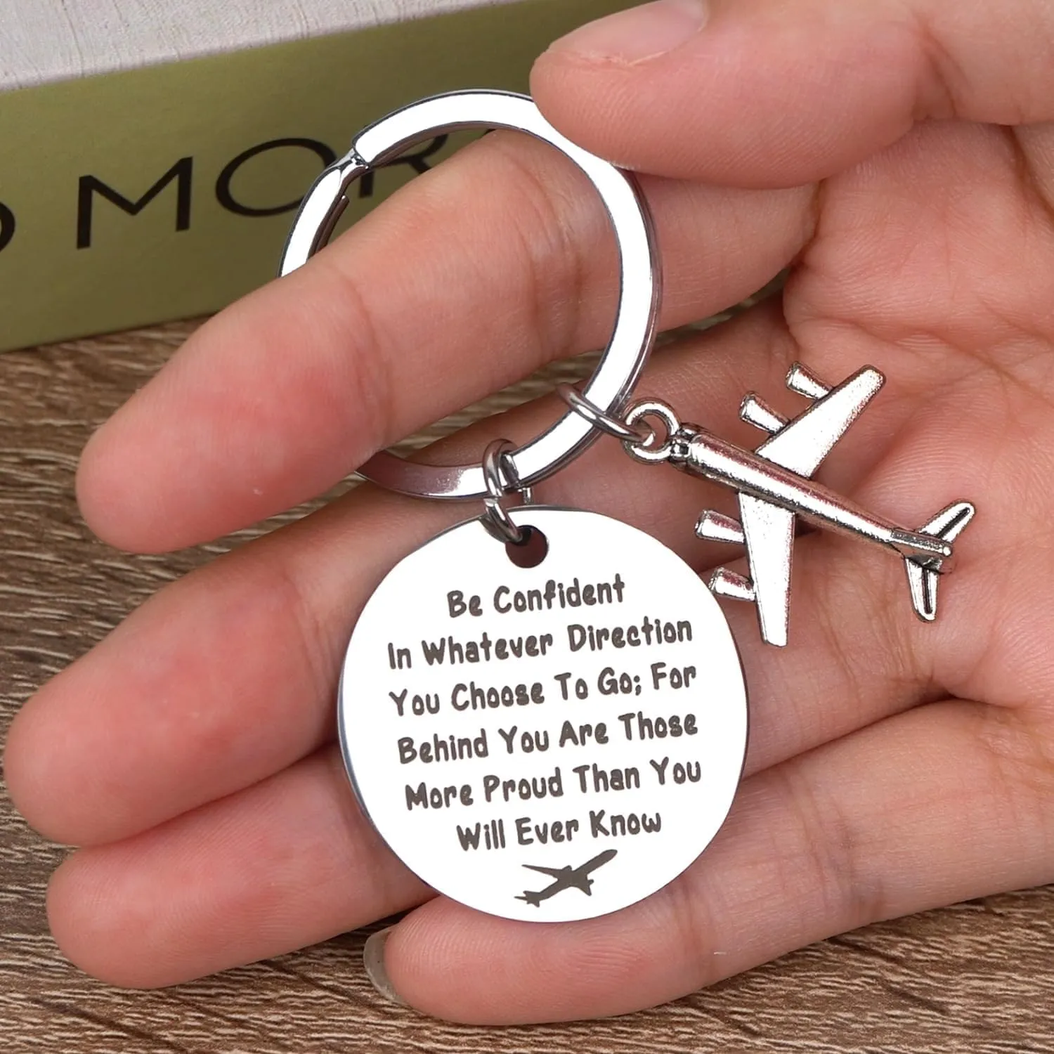 40oz Engraved Tumbler with Keychain – Cool Pilot Gift & Airplane Accessories for Birthday & Christmas