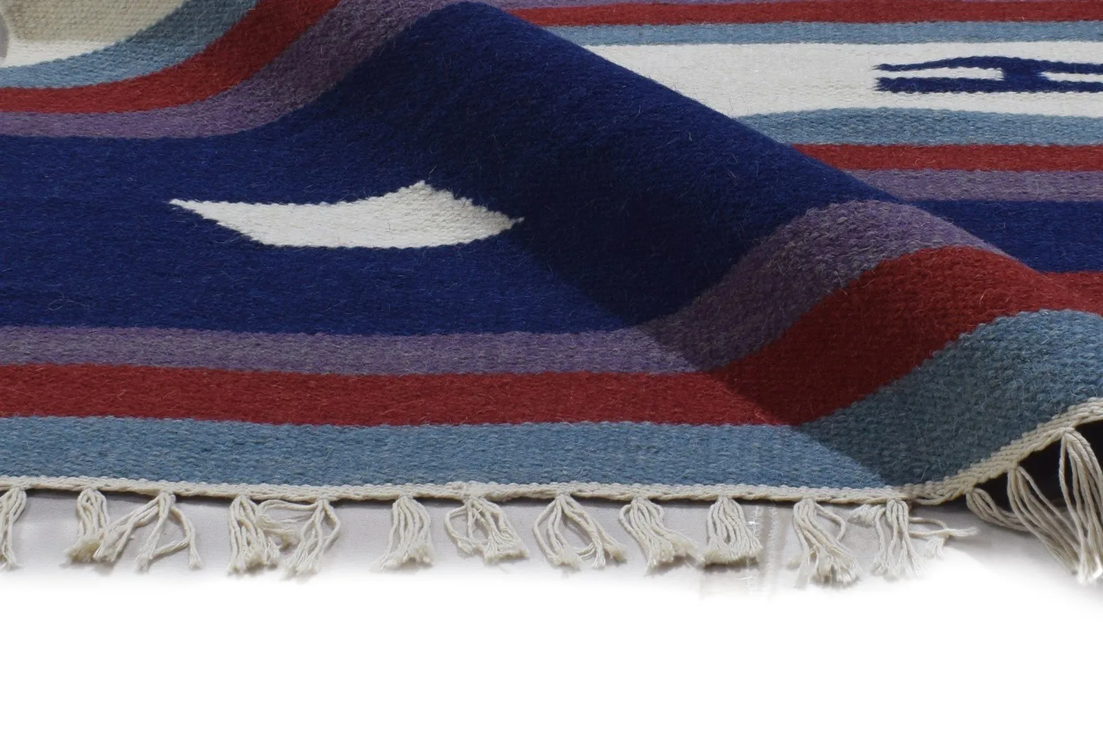 6' X 8' Rug Wool Multi Color Persian Dhurrie Oriental Tribal Room Size Carpet