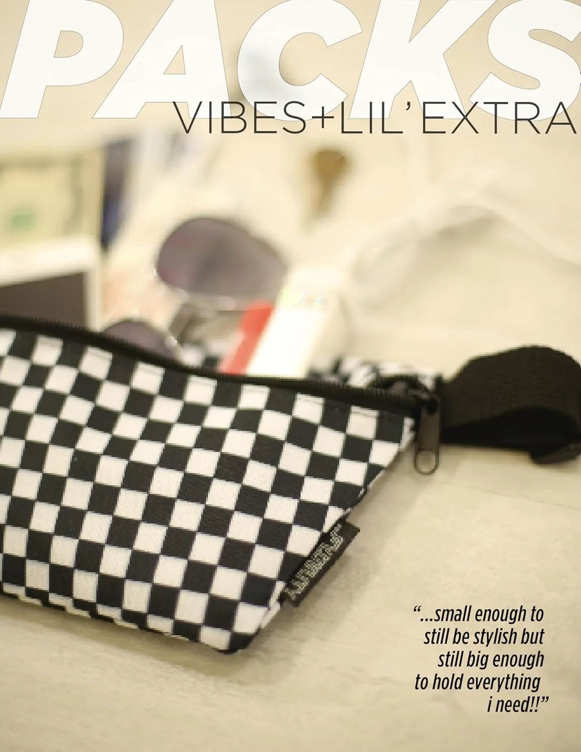 80s CHECKERED Fanny Pack Crossbody Bags for Women Festival Bag Small Cute Fanny Packs for Women Fashionable Concert Rave Accessories Fanny Pack for Men Womens Fashion Waist Hip Pack Slim Belt