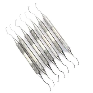 AA PRO Dental Gracey CURETTES PERIODONTAL 1/2-13/14 Hollow Handle Double Ended Instruments 7 Piece