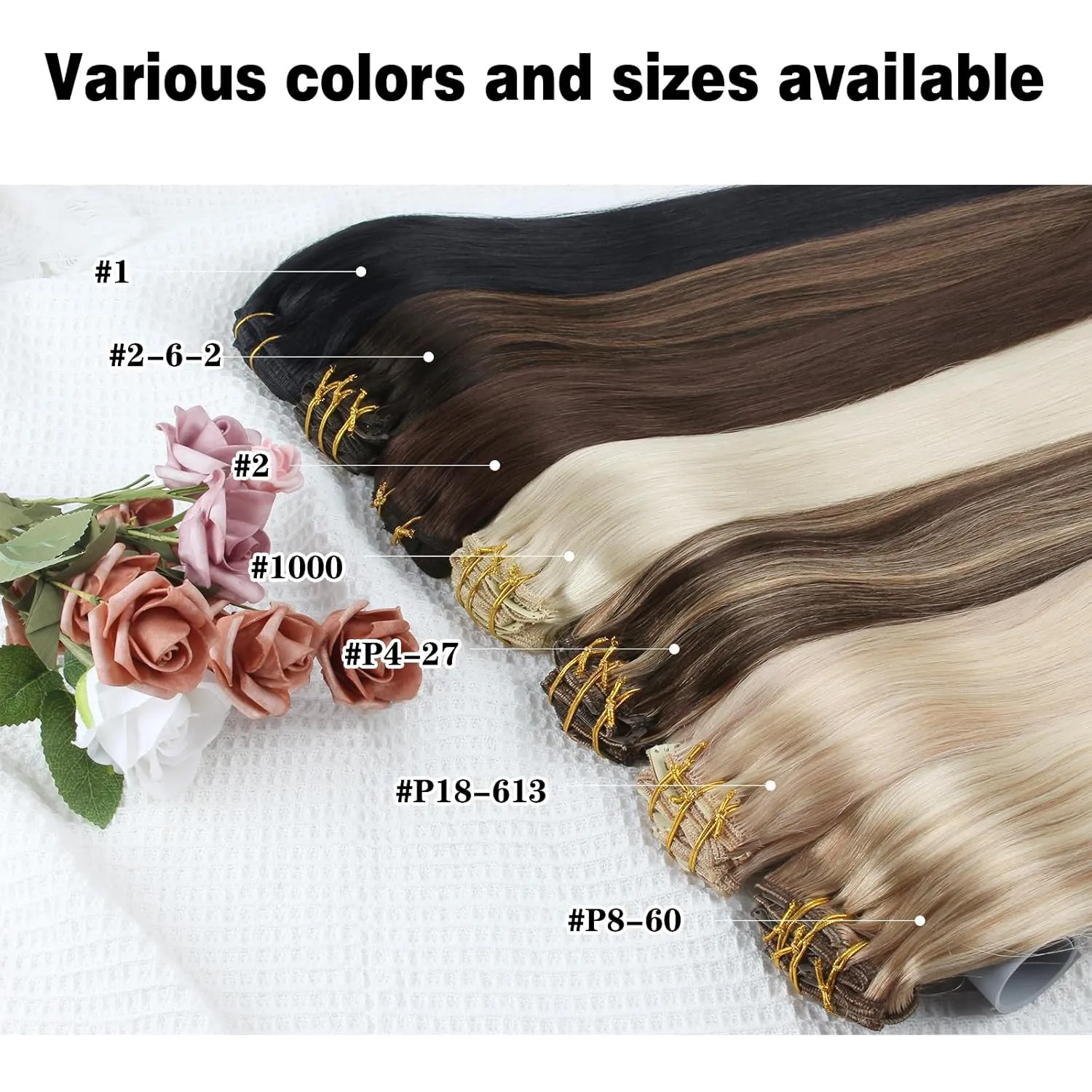 ABH AMAZINGBEAUTY HAIR Clip in Hair Extensions Human Hair Straight Clip in Extensions Full Head Clip in Remy Human Hair Clip ins Jet Black Color #1 Reusable Invisible 8Pcs 20 Inch 120 Grams