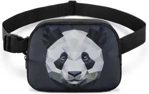 Abstract Panda Fanny Pack Purse Abstract Art Bags for Women Cute Lightweight Waist Bag with Adjustable Strap for Cycling Sports Travel Shopping Birthday Gifts for Women Easter Gifts