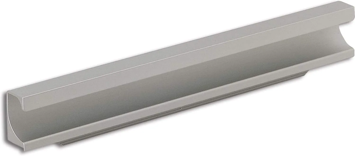 ACCURIDE 100003994 Silver Handle Strip Abellio Cabinet Door Handle 895 mm, Handle Profile Strip Aluminium Anodised 895 mm