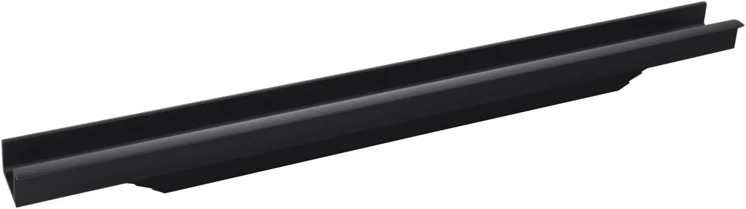 Accuride 100005395 295 mm Black Anodised Handle Strip Prego Cabinet Door Handle Profile Strip for Milling for Furniture Fronts Aluminium