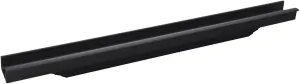 Accuride 100005395 295 mm Black Anodised Handle Strip Prego Cabinet Door Handle Profile Strip for Milling for Furniture Fronts Aluminium