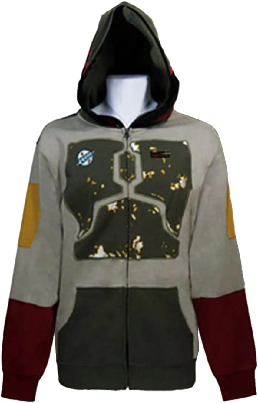 Adult Anakin Skywalker Tano Jawa Costume Halloween Cosplay 3D Printed Classic Battle Pullover Hoodie