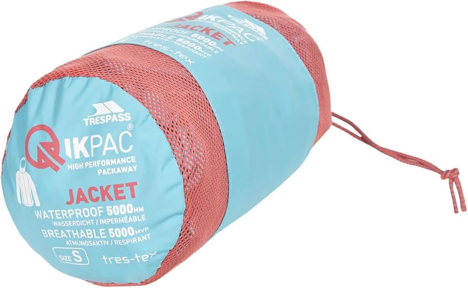 Adults Unisex Qikpac Packaway Waterproof Jacket