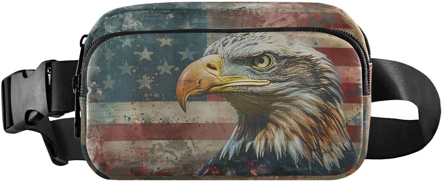 American Flag Eagle Fanny Packs for Women Fanny Pack For Men Belt Bag Crossbody Fanny Packs for Women Running Fanny Pack Waist Pack 21344034