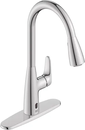 American Standard 7077380.002 Colony Pro Touchless Pull-Down Kitchen Faucet with sprayer Chrome