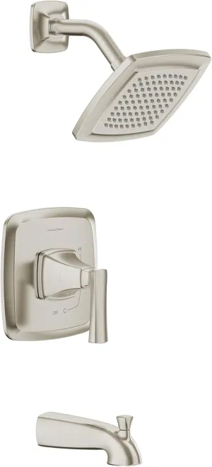 American Standard 7426508.295 Belmeade Tub and Shower Trim Kit with Valve, 1.8 GPM, Brushed Nickel
