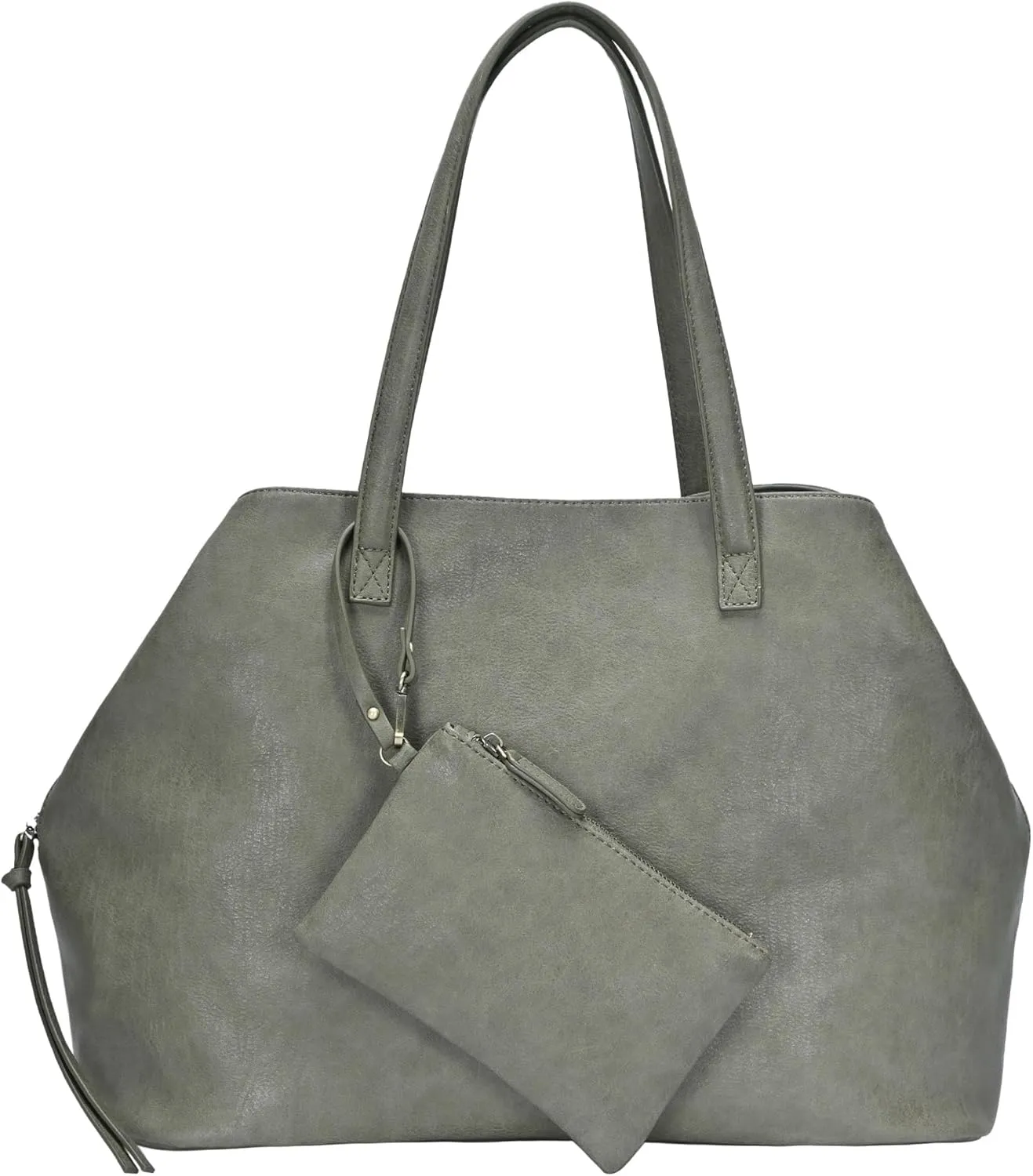 Antik Kraft Erica Tote | Dual Top Handle Tote Bag for Women | Vegan Leather Top-Handle Shoulder Bag