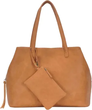 Antik Kraft Erica Tote | Dual Top Handle Tote Bag for Women | Vegan Leather Top-Handle Shoulder Bag