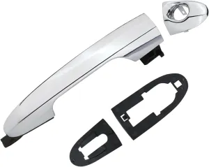 APPERFiT Fiat 500L Exterior Door Handle with Key Hole for Front Door Panel Left Driver Side Compatible with Fiat 500L 4 Doors 2014 2015 2016 2017