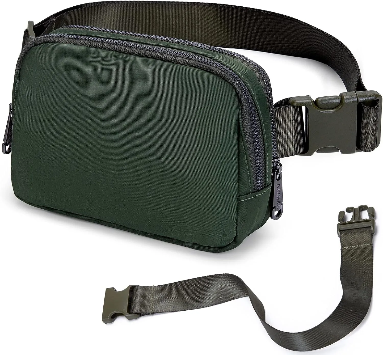 AROME Mini Belt Bag for Women, Fashion Waist Packs Fanny Pack Crossbody Bags with Strap Extender for Women Men, Waterproof Waist Bag Hip Bum Bag for Casual Travel Running Hiking Outdoor Sports