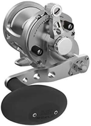 Avet SX5.3G2 LH-SI Lever Drag Casting Reels, Left Hand 1-SPD, Silver