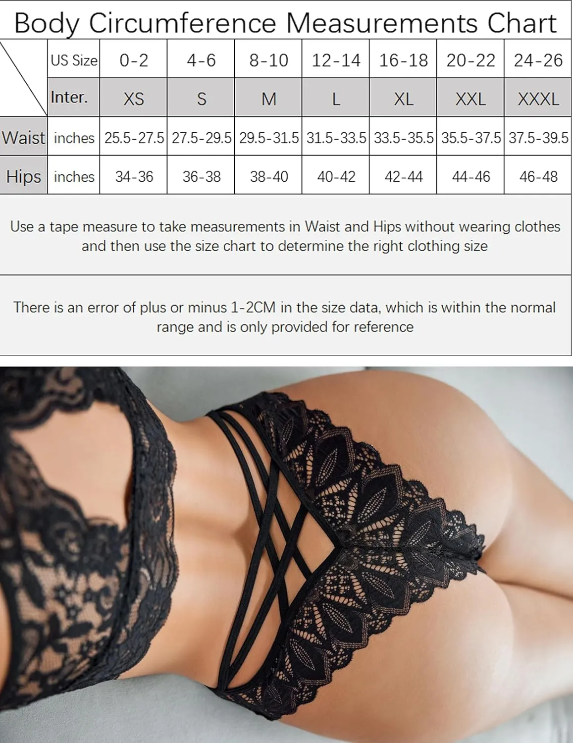 Avidlove Sexy Cheeky Panties for Women Lace Criss Cross Bikini Underwear 1-4 Pack
