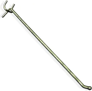 Azar 700812 All Wire Galvanized 12-Inch Metal Hook, 50 Count