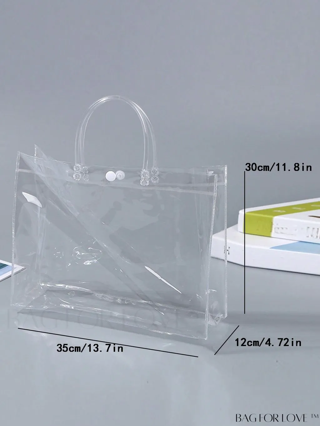 BagForLove - Double Handled Transparent Top Handle Bag