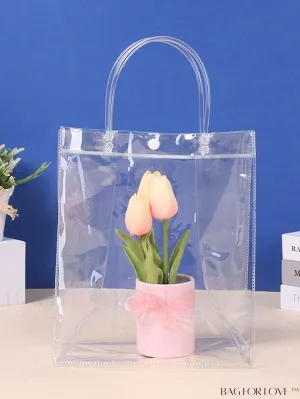 BagForLove - Double Handled Transparent Top Handle Bag