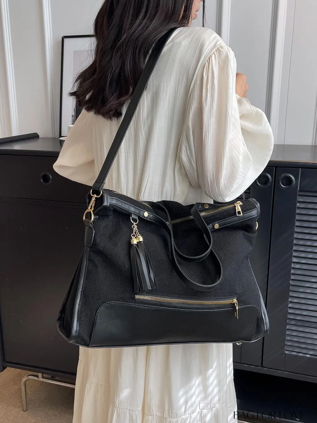BagForLove - Graduate to Senior Shoulder Tote: Stylish, Functional Bag for College, School & Travel