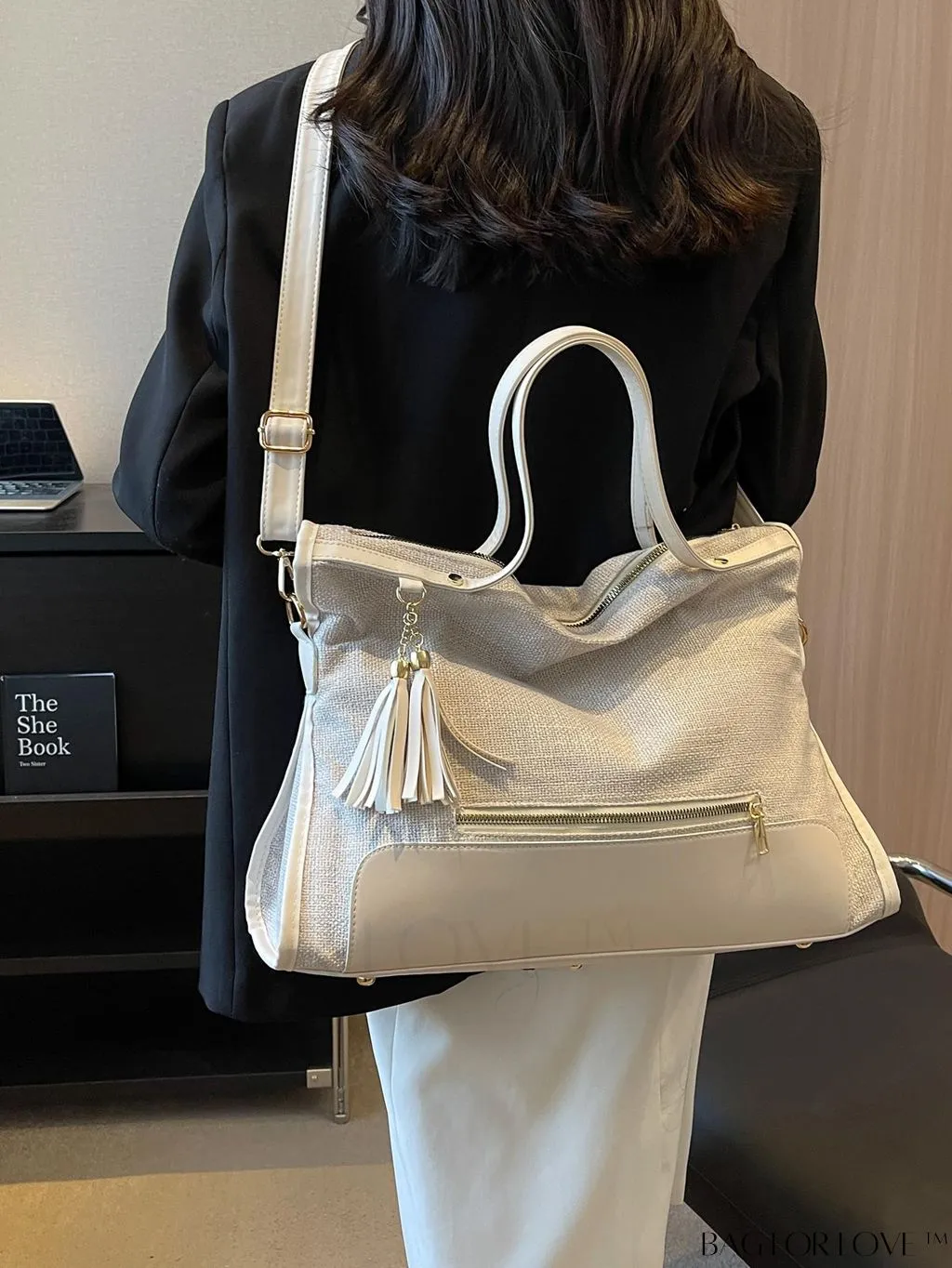BagForLove - Graduate to Senior Shoulder Tote: Stylish, Functional Bag for College, School & Travel
