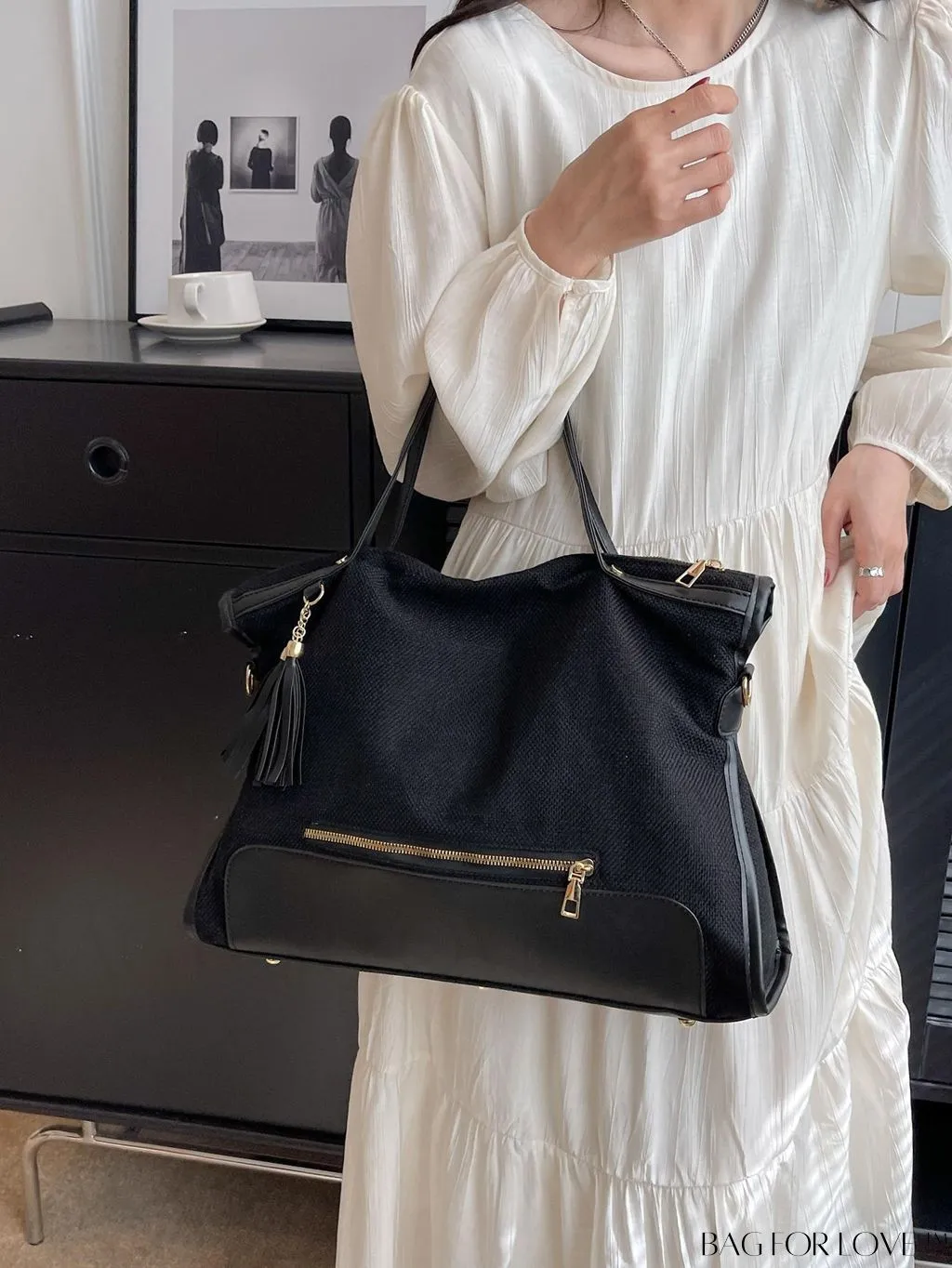 BagForLove - Graduate to Senior Shoulder Tote: Stylish, Functional Bag for College, School & Travel