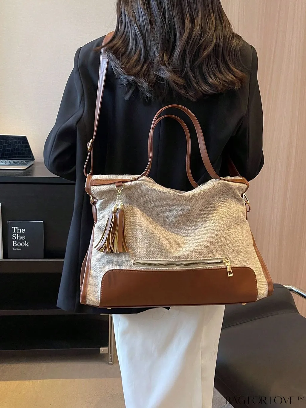BagForLove - Graduate to Senior Shoulder Tote: Stylish, Functional Bag for College, School & Travel
