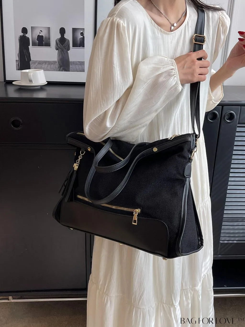 BagForLove - Graduate to Senior Shoulder Tote: Stylish, Functional Bag for College, School & Travel