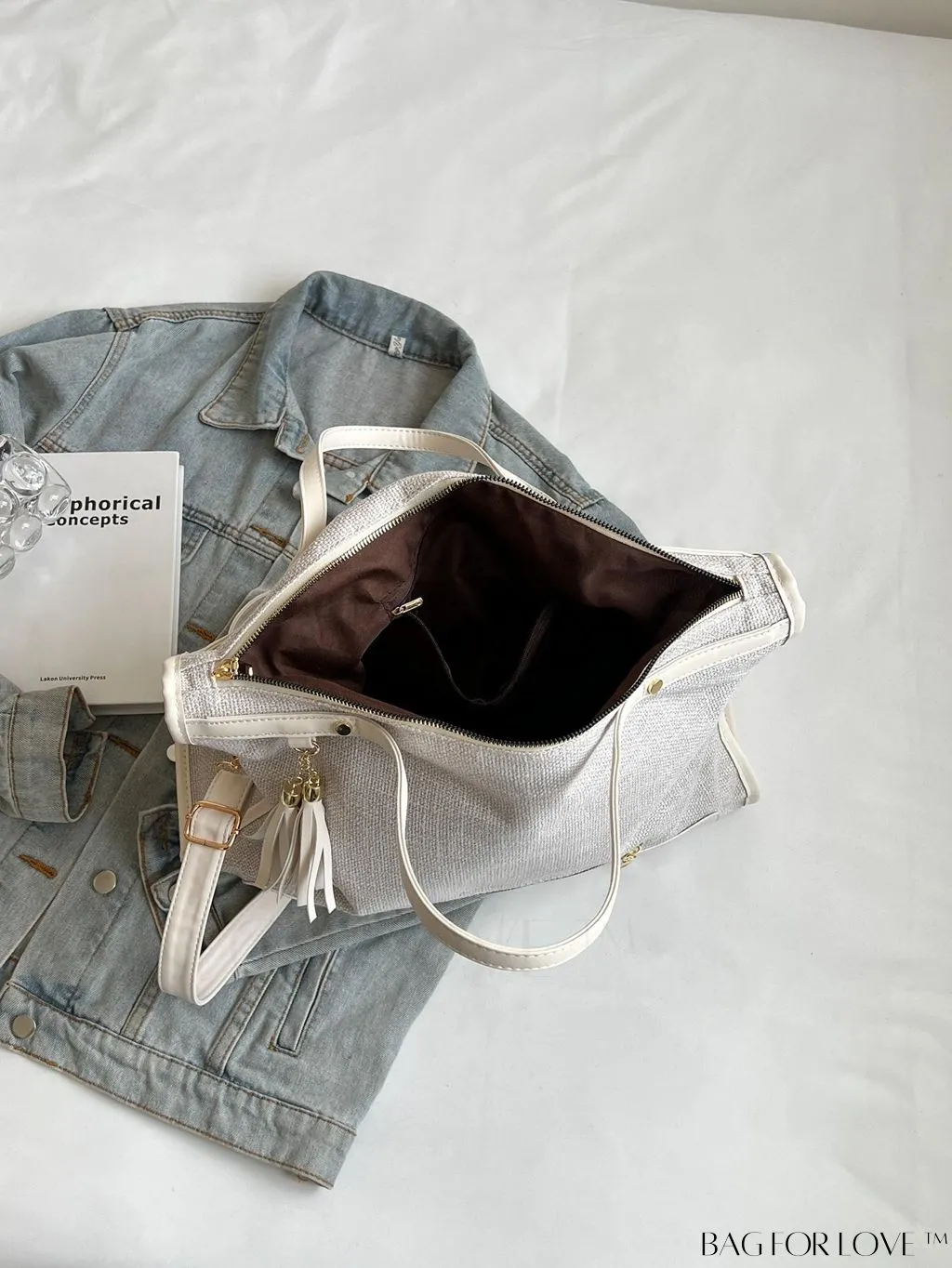BagForLove - Graduate to Senior Shoulder Tote: Stylish, Functional Bag for College, School & Travel