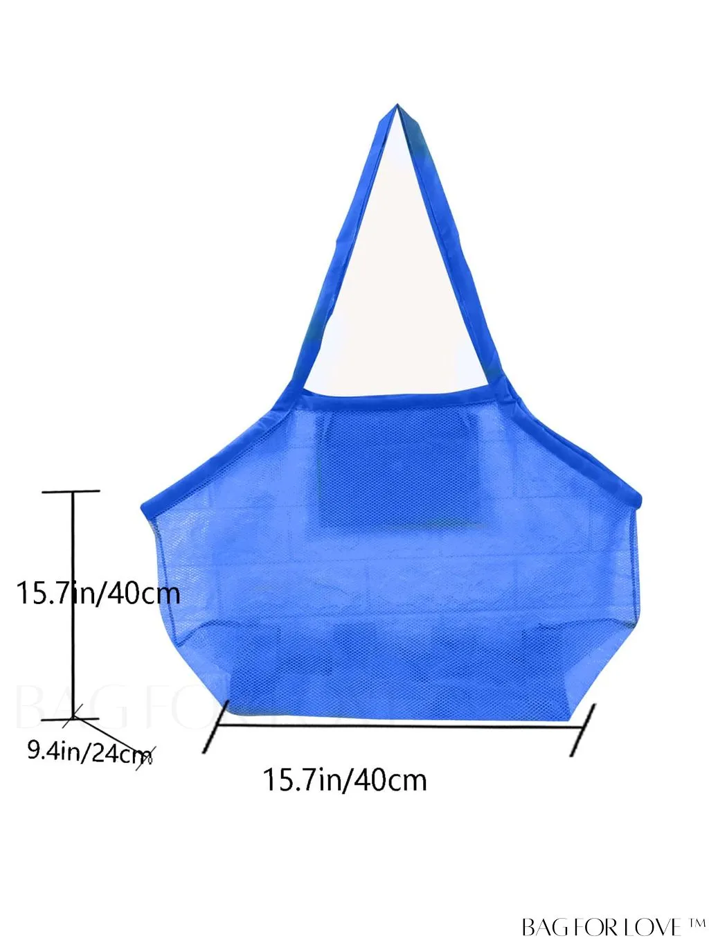BagForLove - Large Capacity, Foldable Mesh Bag for Convenient Beach Vacations