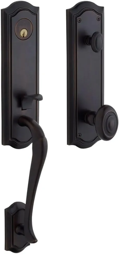 Baldwin Hardware 85337.102.ENTR Handle Set